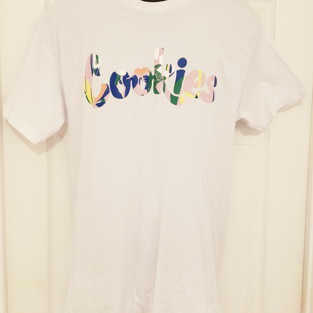Cookies White Graphic Tee - Short Sleeve